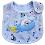 New Waterproof Baby Bibs Cotton Feeding Smock Cartoon Cute Pattern Boys Girls Burp Cloths Infant Slobber Saliva Towel 0-3 Years