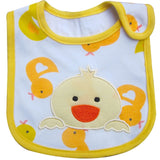 New Waterproof Baby Bibs Cotton Feeding Smock Cartoon Cute Pattern Boys Girls Burp Cloths Infant Slobber Saliva Towel 0-3 Years