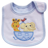 New Waterproof Baby Bibs Cotton Feeding Smock Cartoon Cute Pattern Boys Girls Burp Cloths Infant Slobber Saliva Towel 0-3 Years